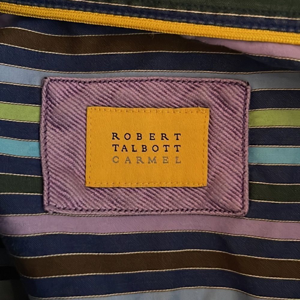 Robert Talbot Carmel button down cotton shirt. Li… - image 3